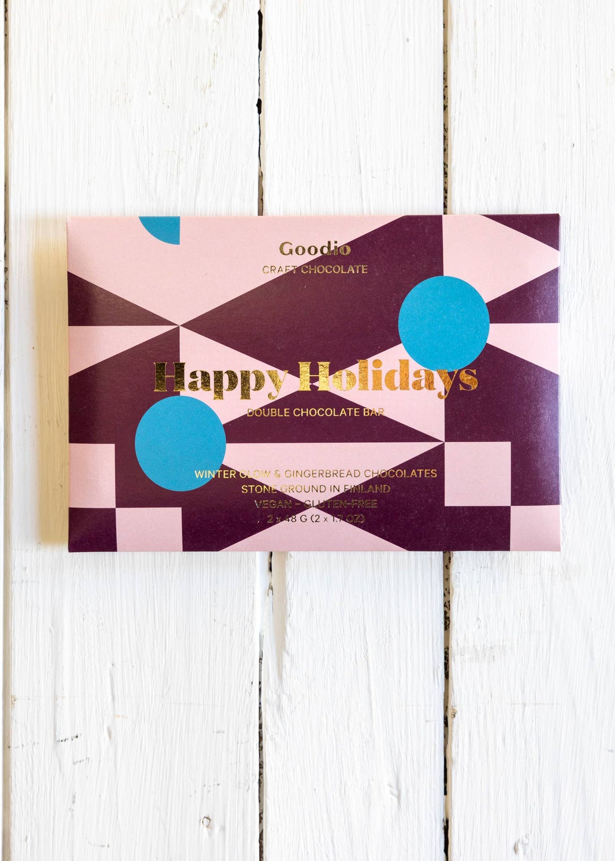 Happy Holidays Double chocolate bar