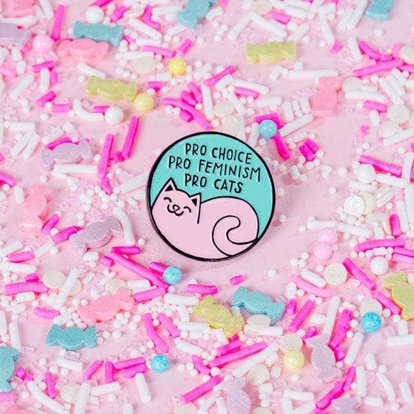 Pro Cats Pro Choice Enamel Pin