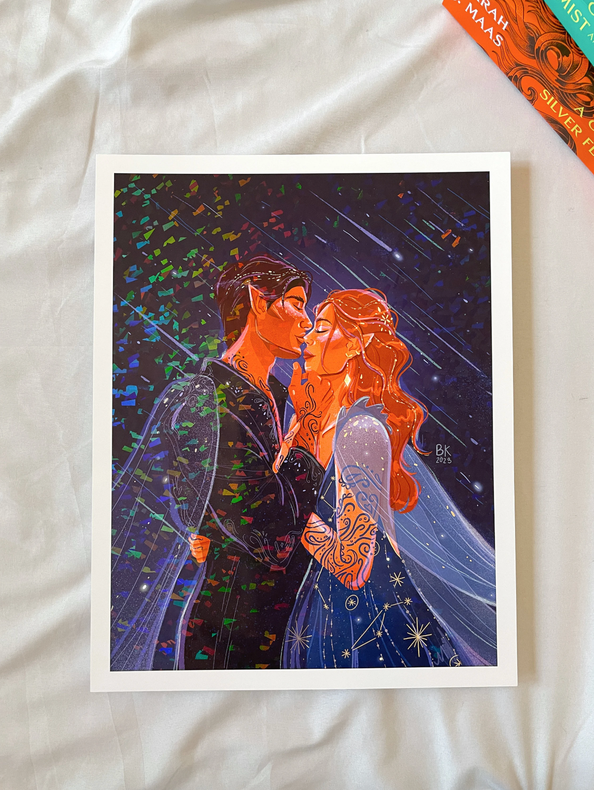 Feyre & Rhysand Holographic print