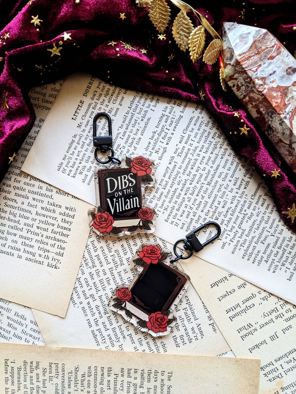 Joyella Design - Dibs on the Villain Acrylic Keyring