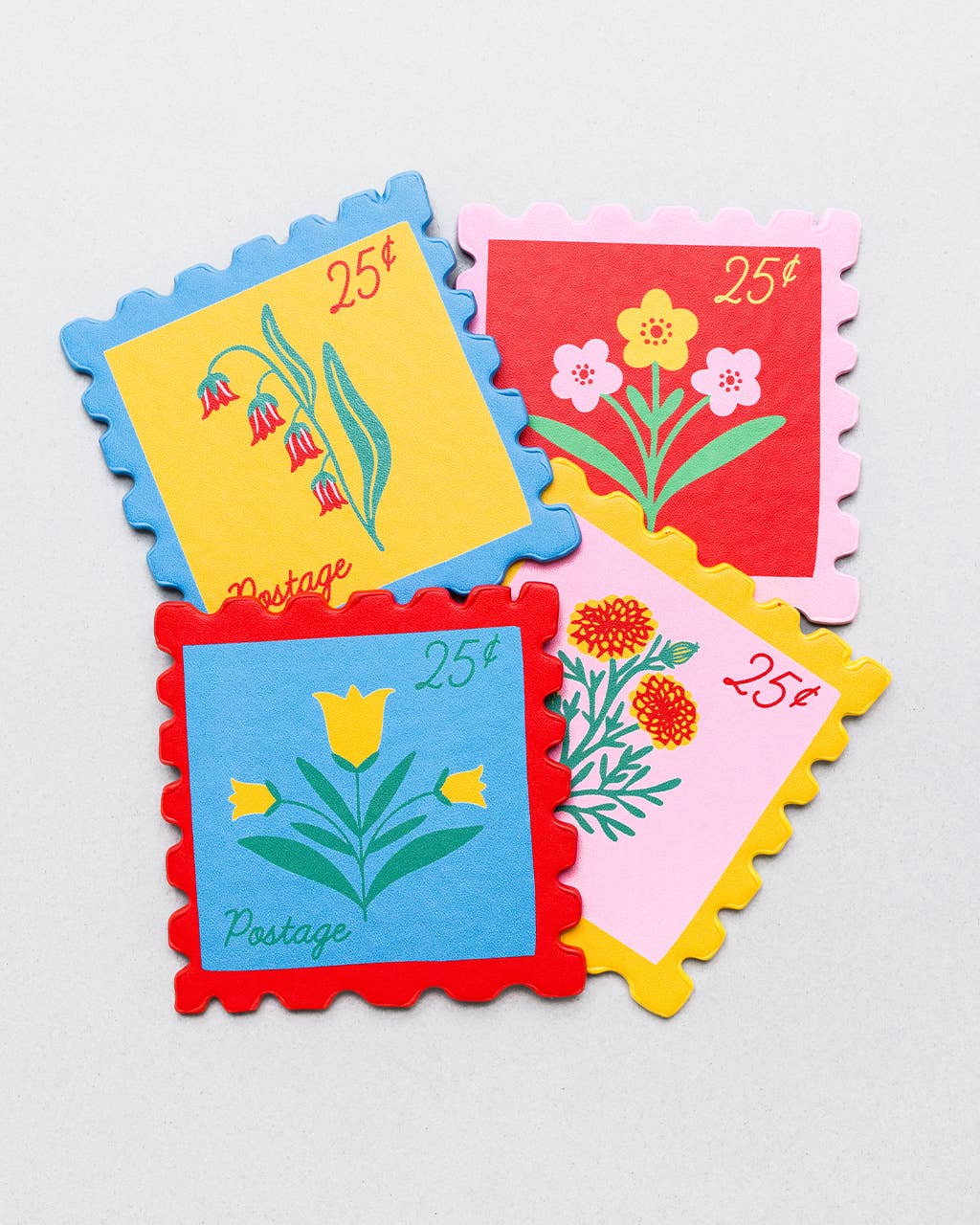 Coaster Set - Stamps