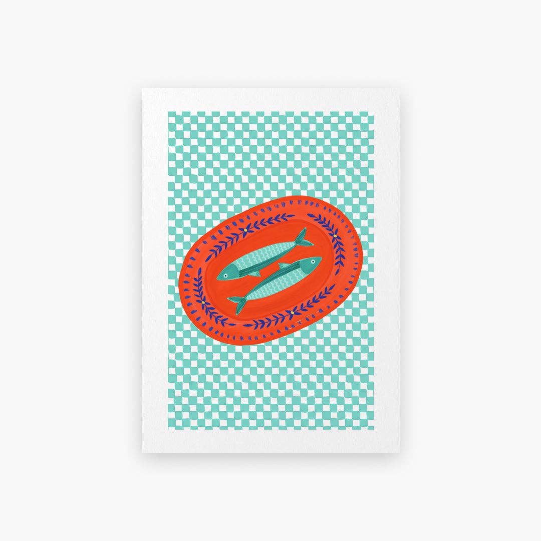 Sardine Fish Giclée Art Print
