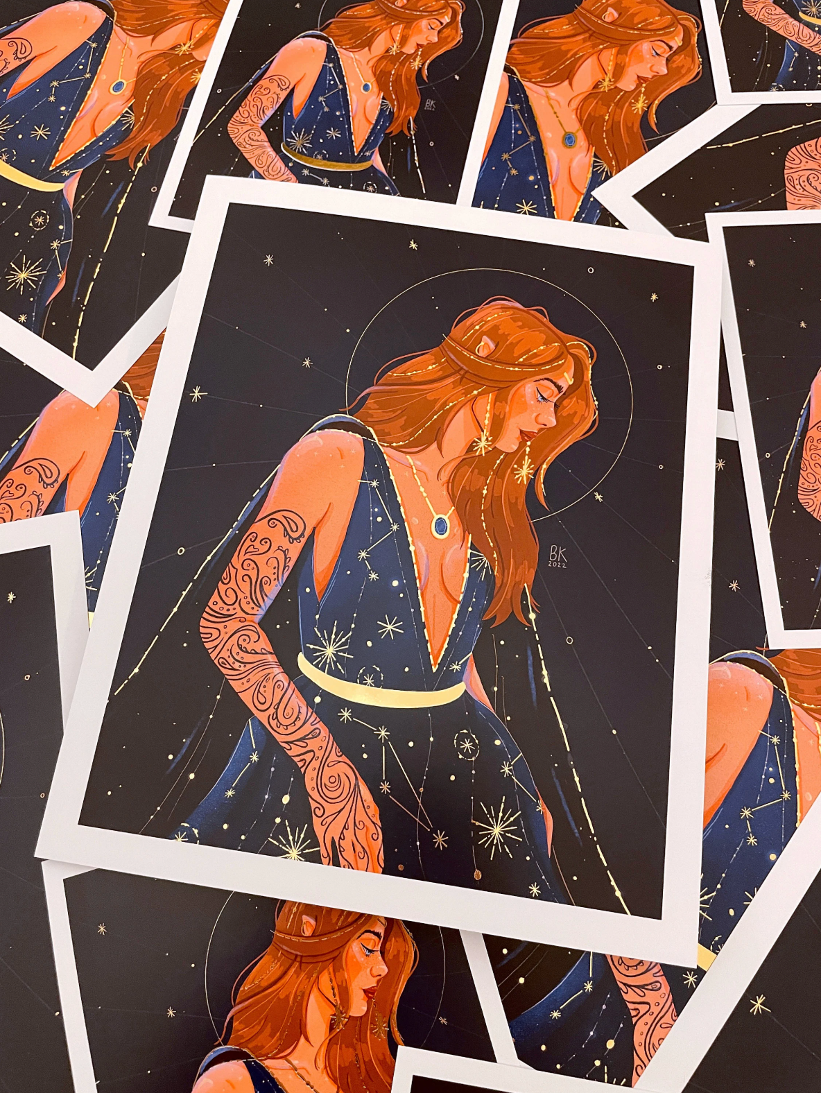 Feyre Gold Foil Print