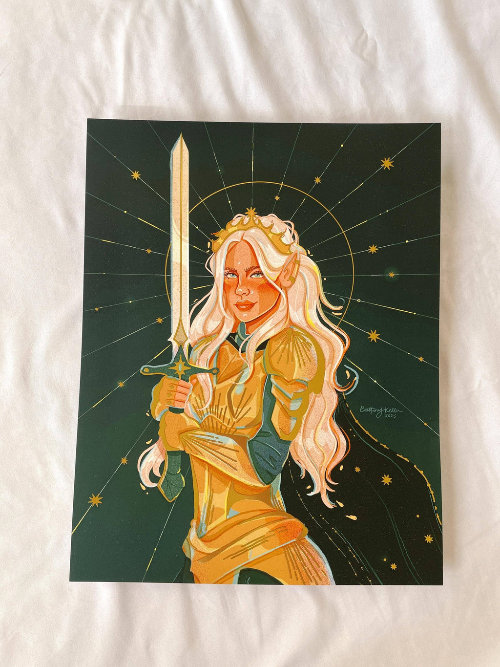 Aelin Gold Foil Print