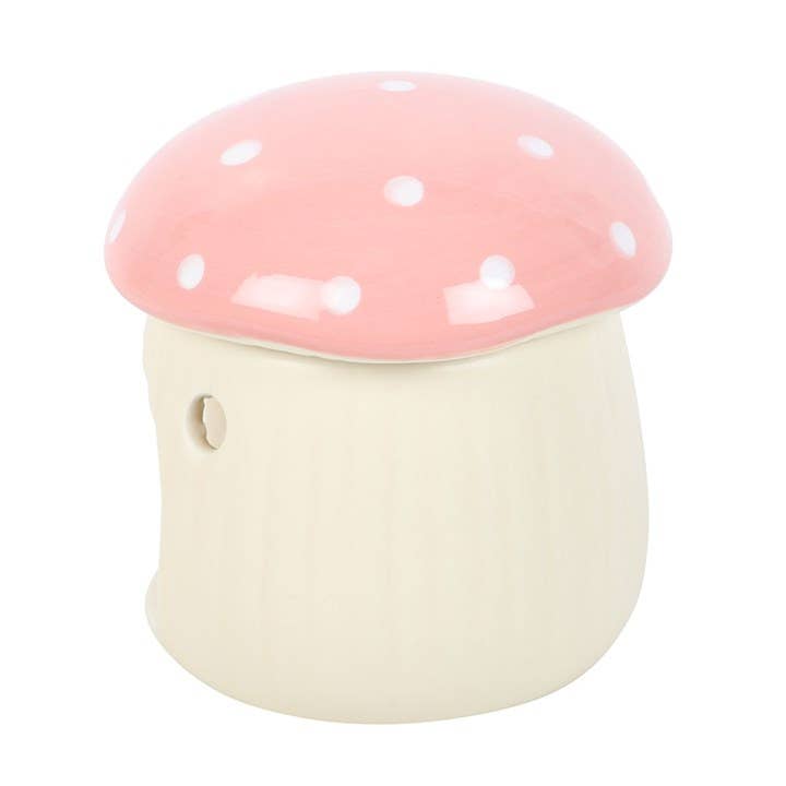 Pink Mushroom Shaped Oil Burner