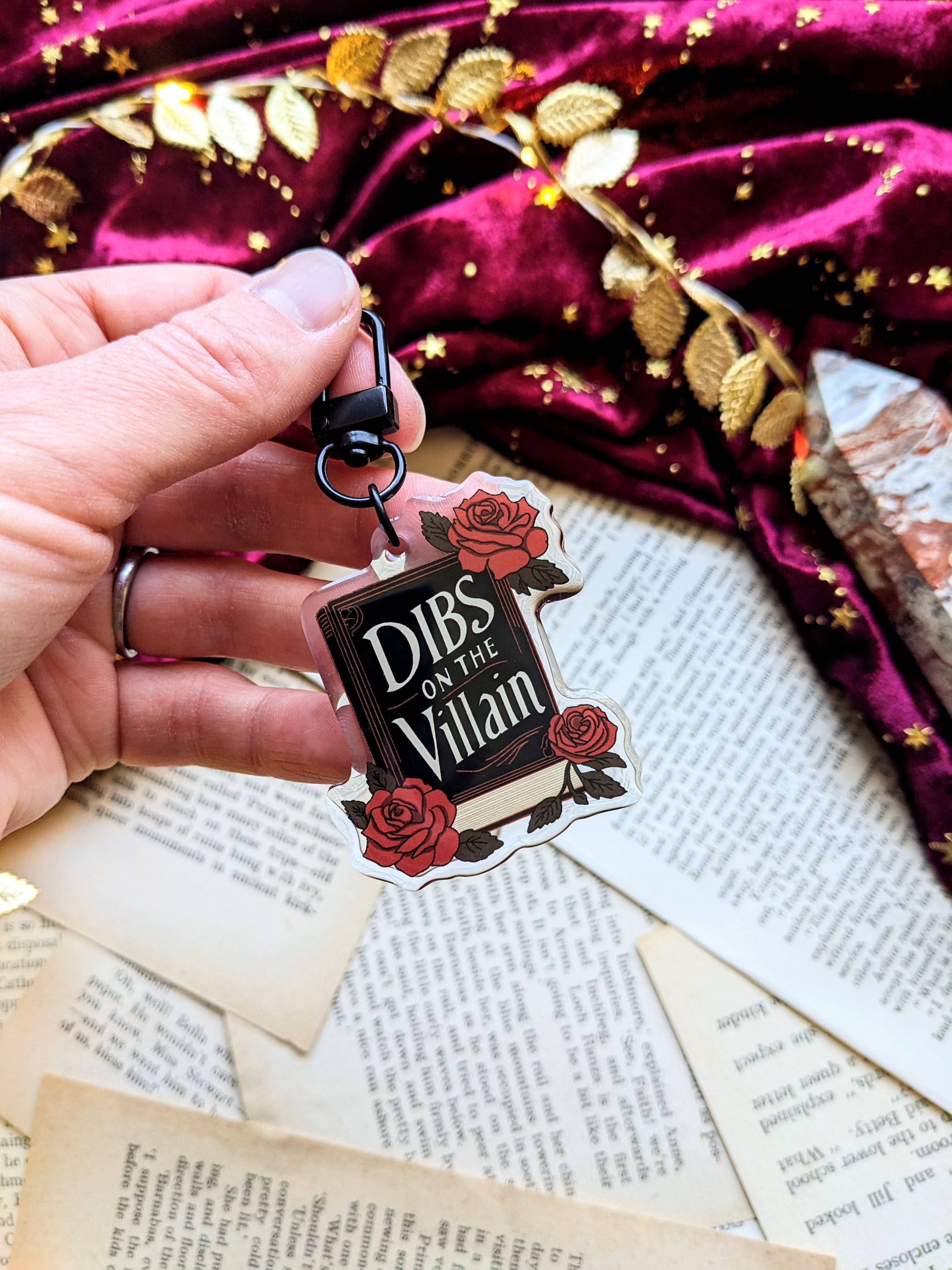 Joyella Design - Dibs on the Villain Acrylic Keyring