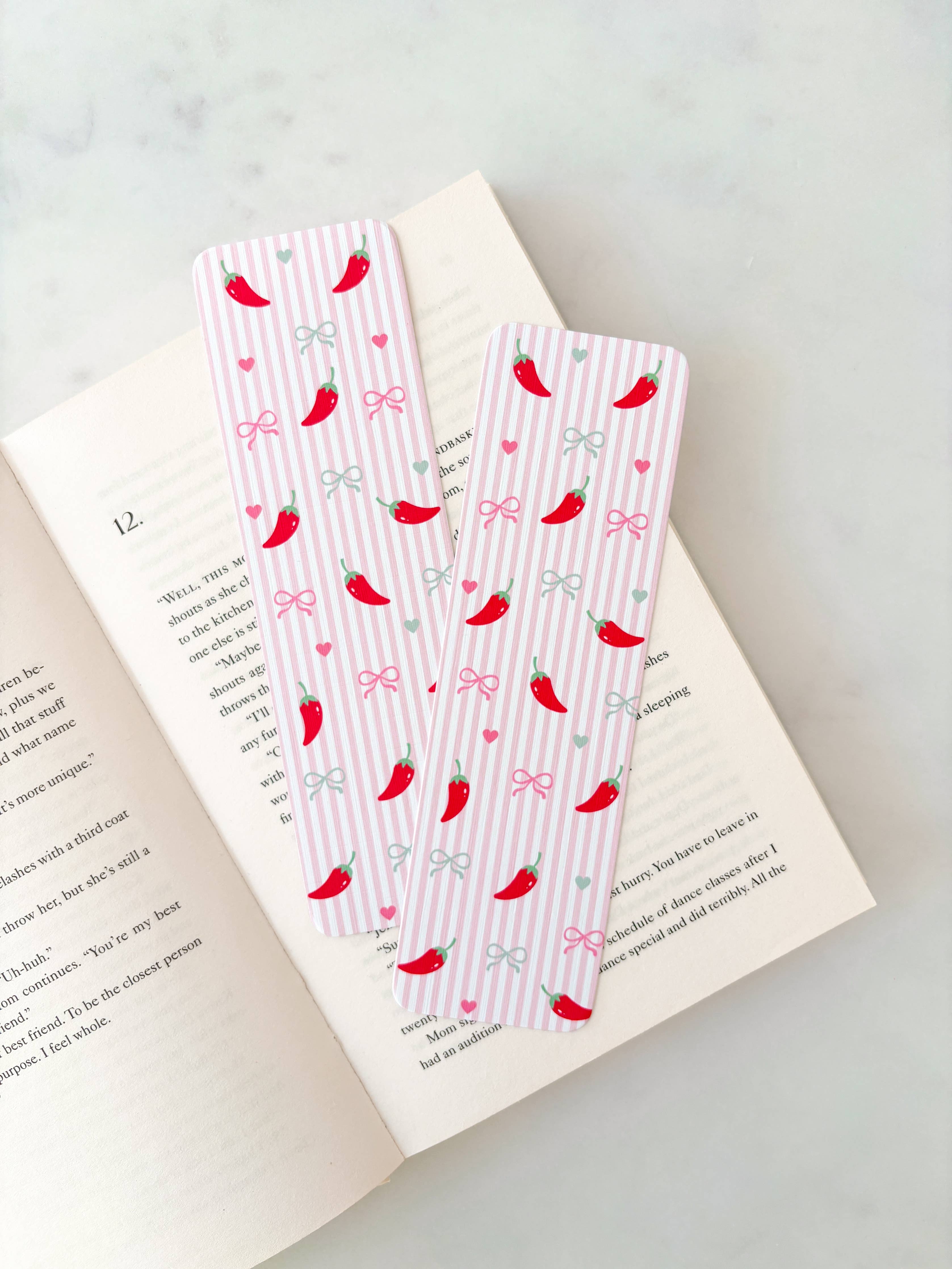 Fleurs on Sunday - Coquette Chillies Bookmark