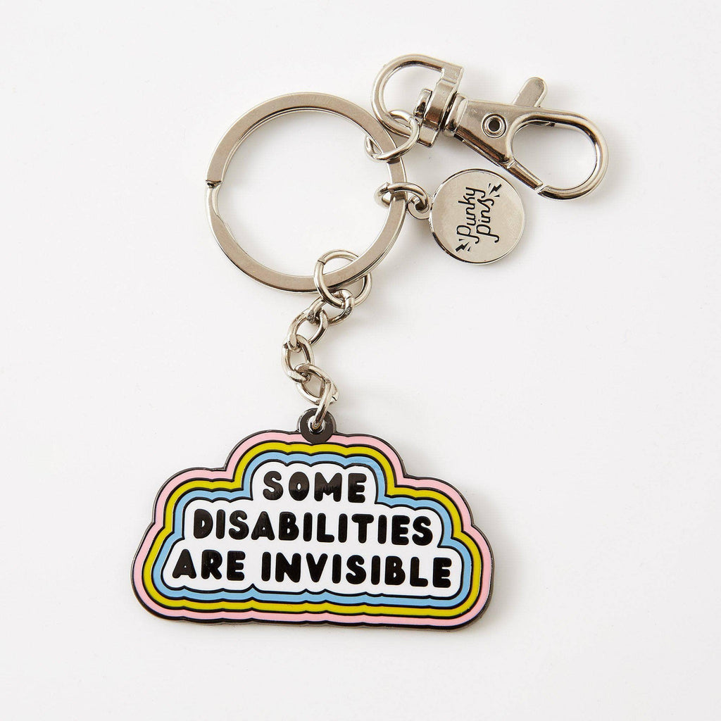 Punky Pins: Some Disabilities Are Invisible Hard Enamel Keyring