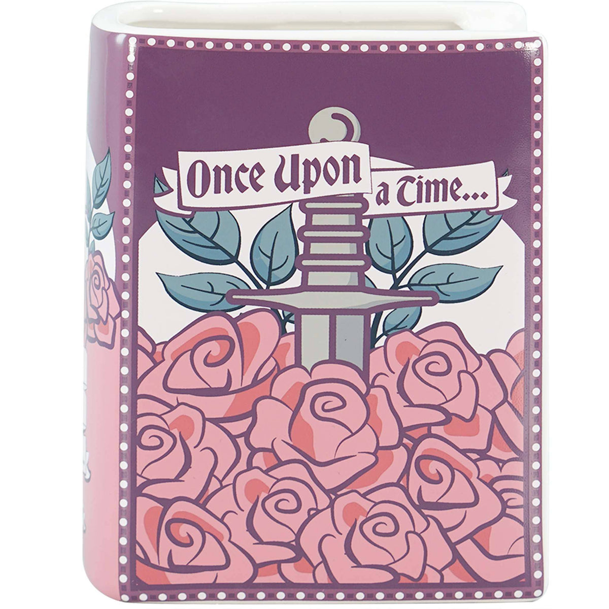 Romantasy 14cm Ceramic Book Vase - Once Upon a Time