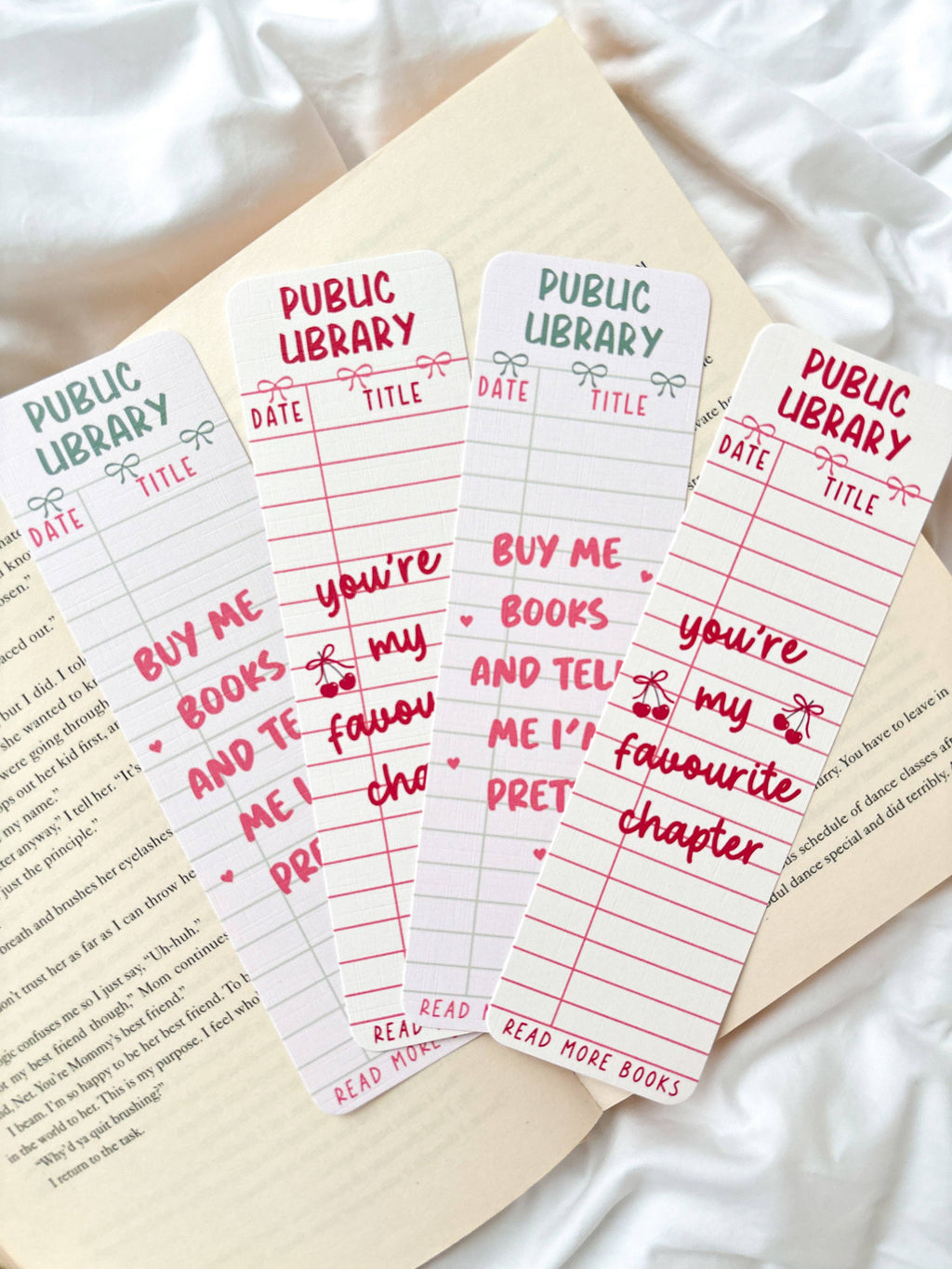 Vintage Library Card Bookmark | Buy Me Books