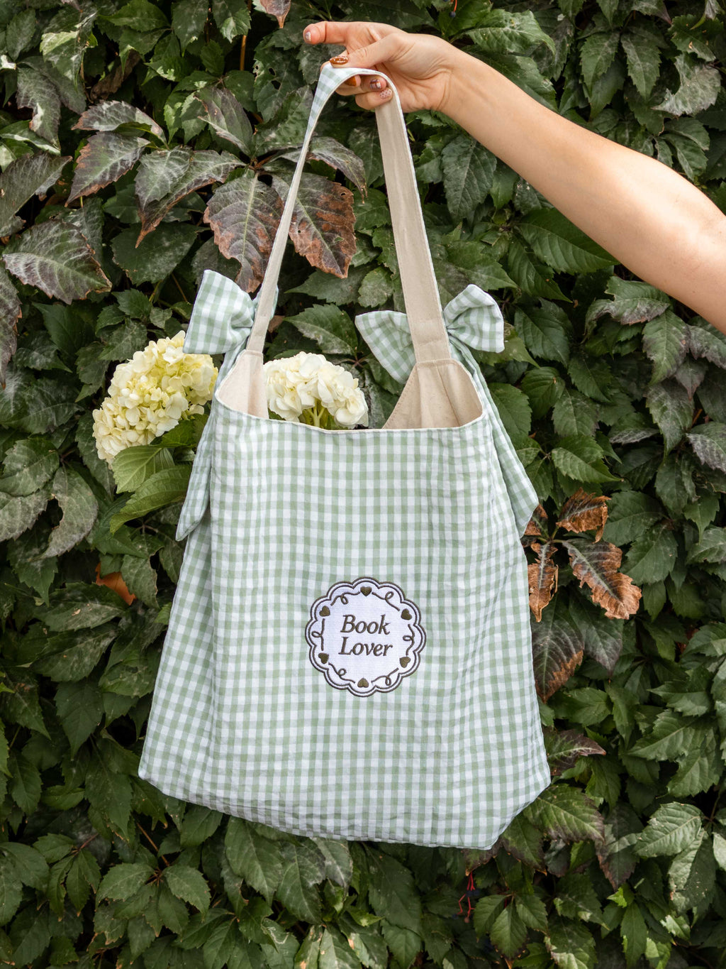 Book Lover Bow Tote