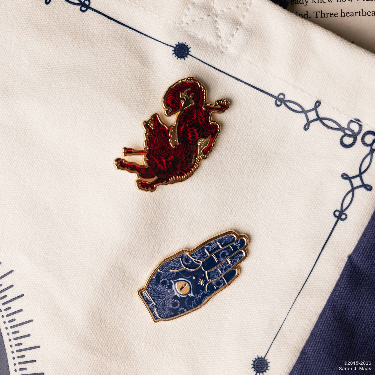 Enamel Pin - A Court of Thorns and Roses Emblem