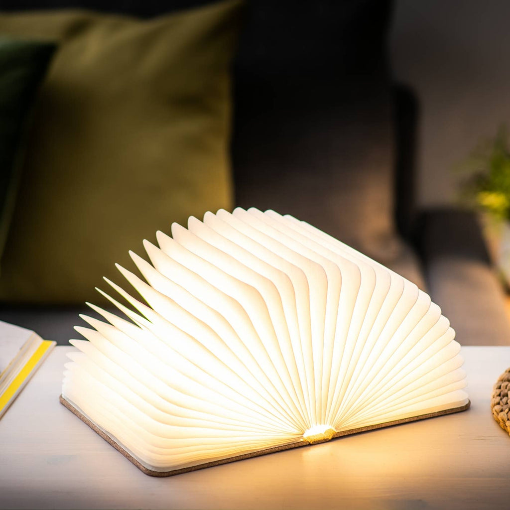 Gingko Linen Fabric Smart Book Light