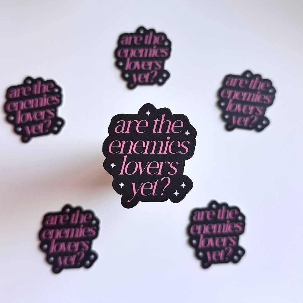 Dolly's Doodles - Enemies To Lovers Trope Matte Sticker