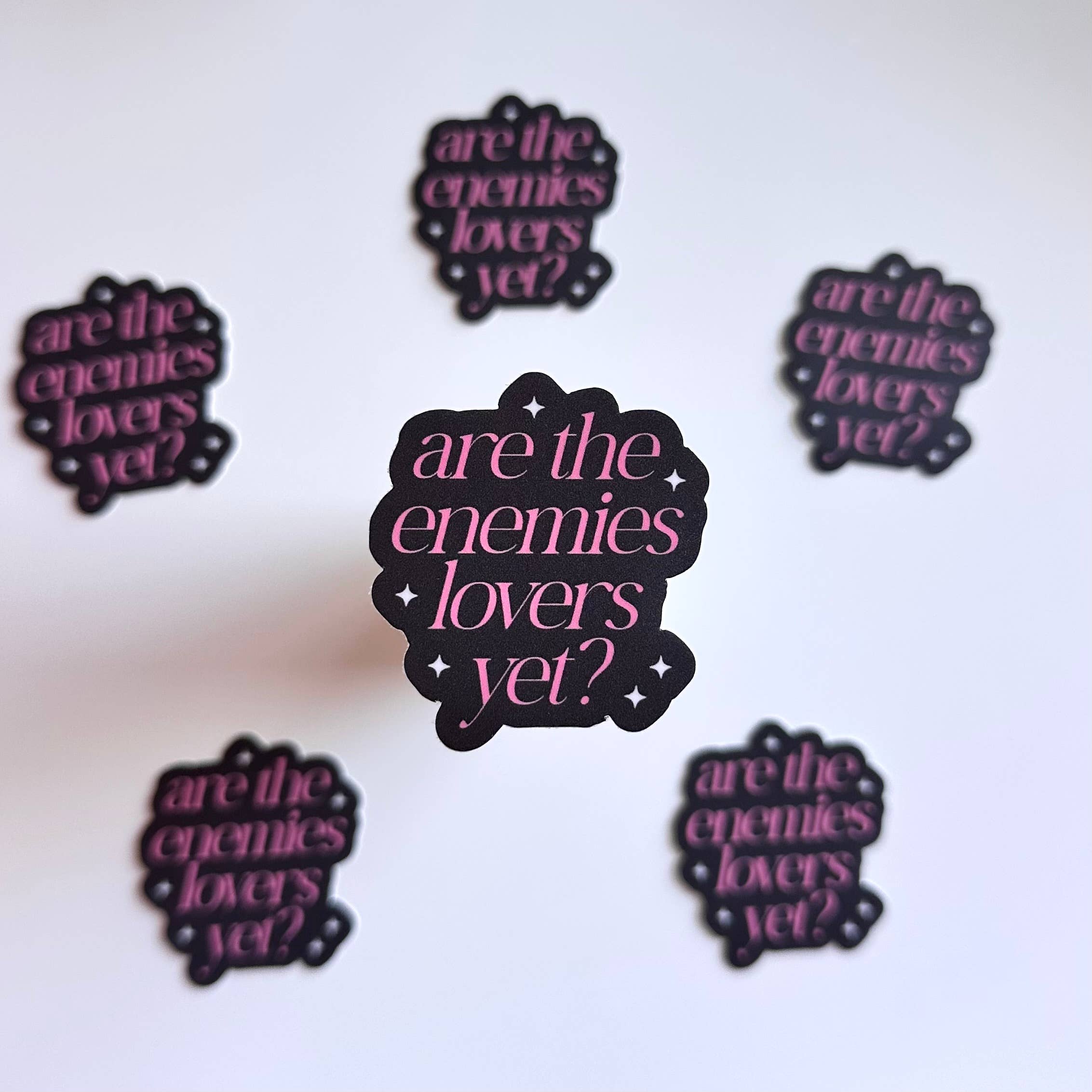Dolly's Doodles - Enemies To Lovers Trope Matte Sticker