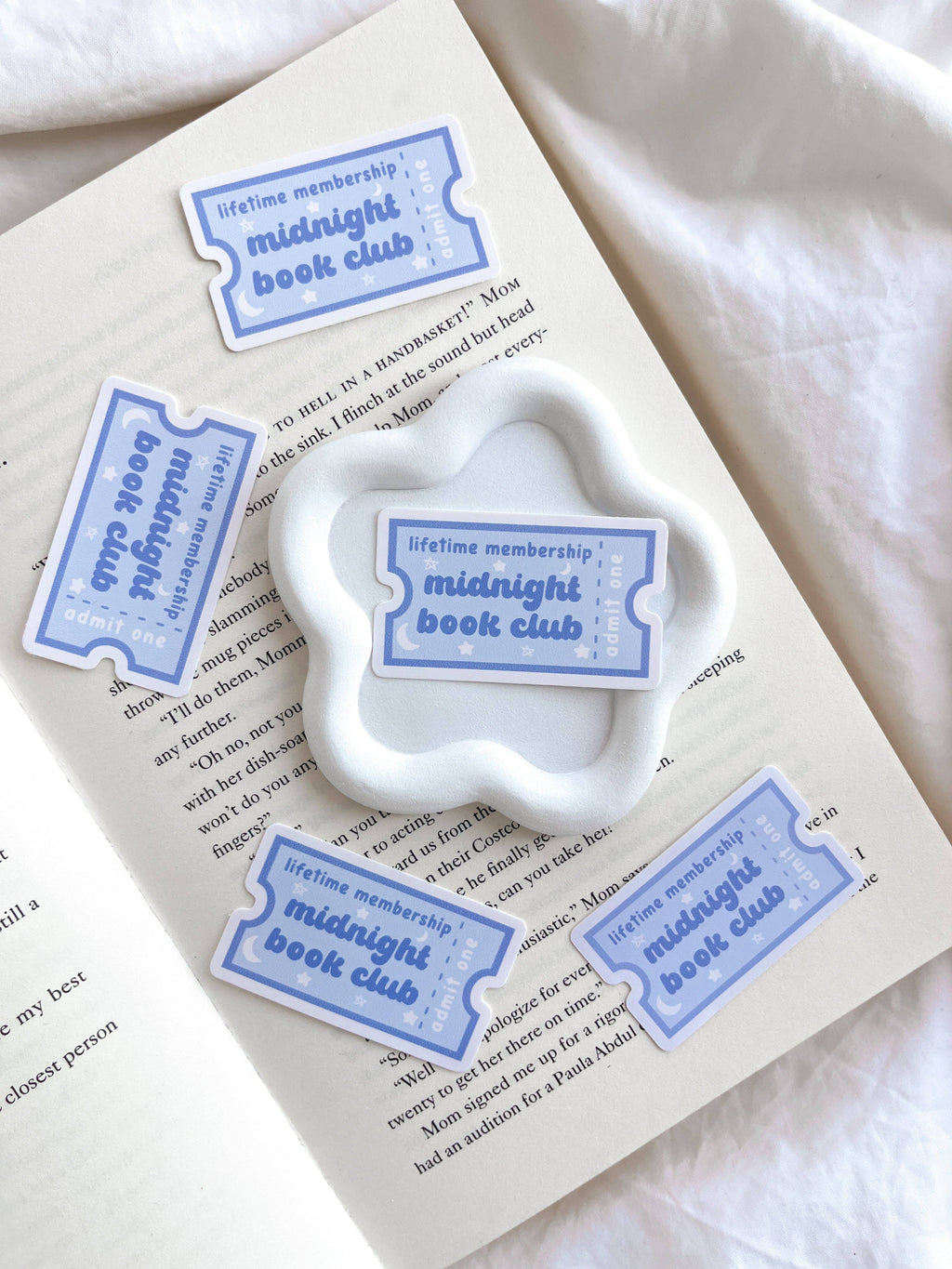 Fleurs on Sunday - The Midnight Book Club Sticker