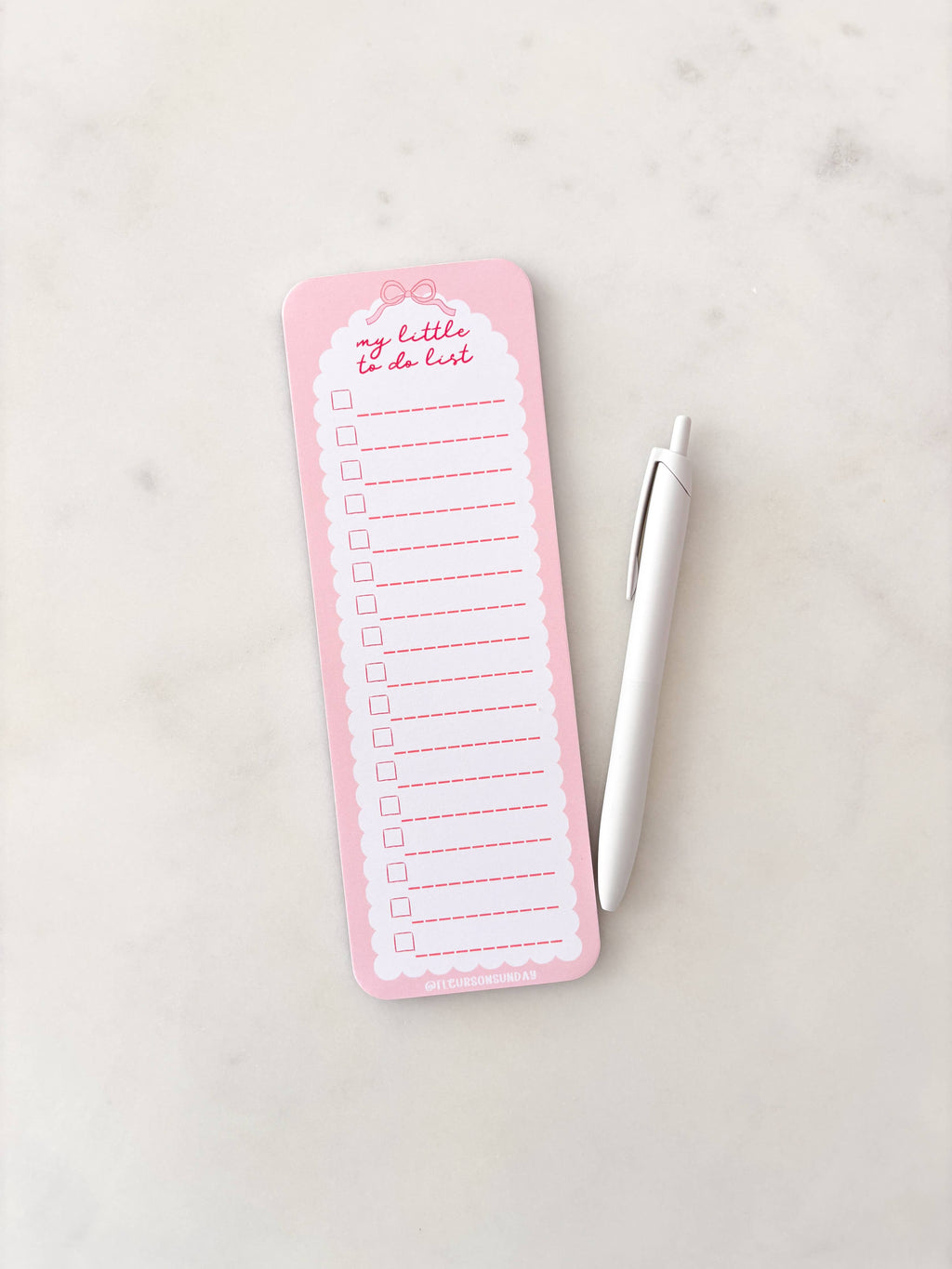 My Little To Do List | To-Do List Notepad