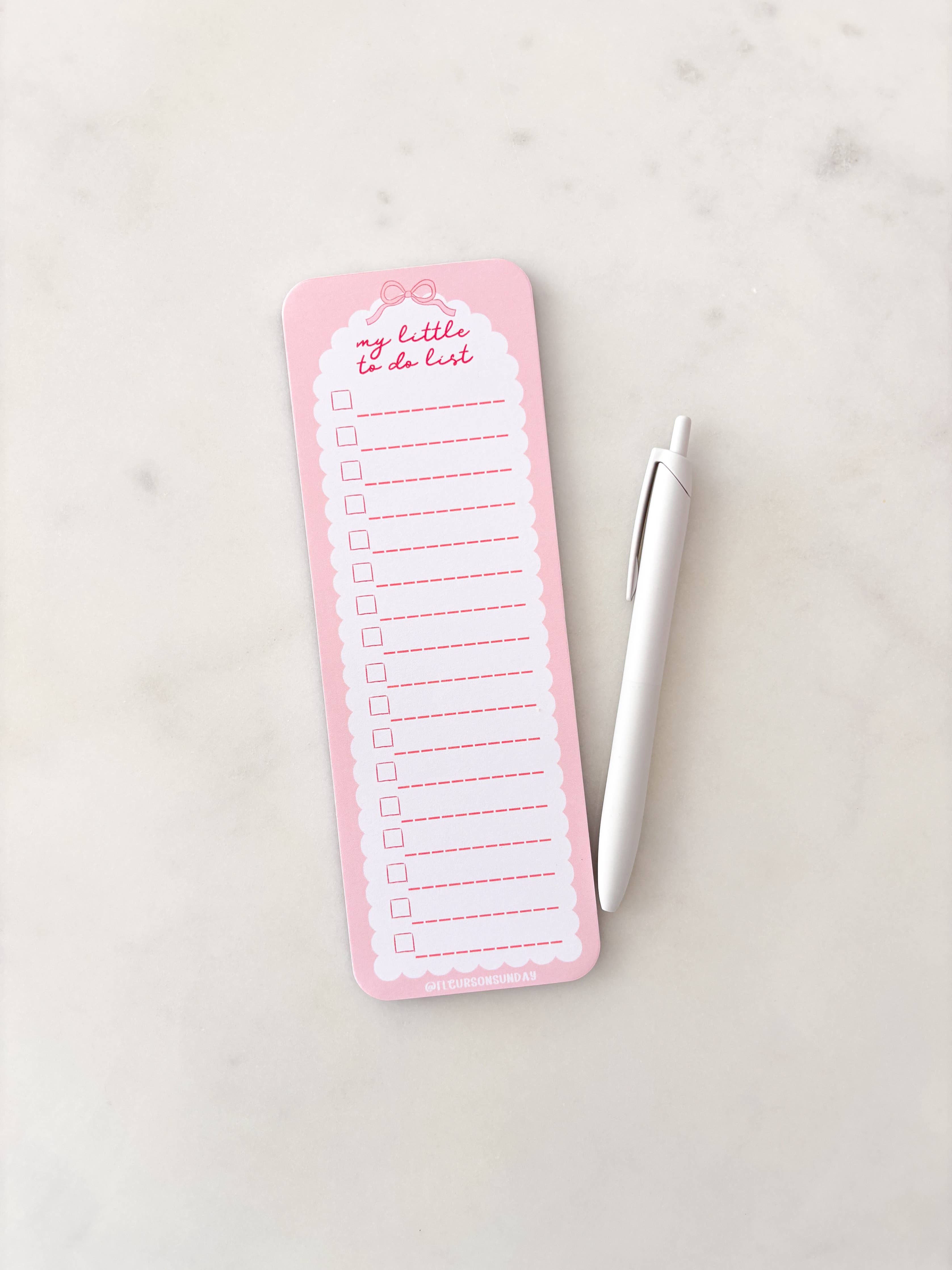 My Little To Do List | To-Do List Notepad