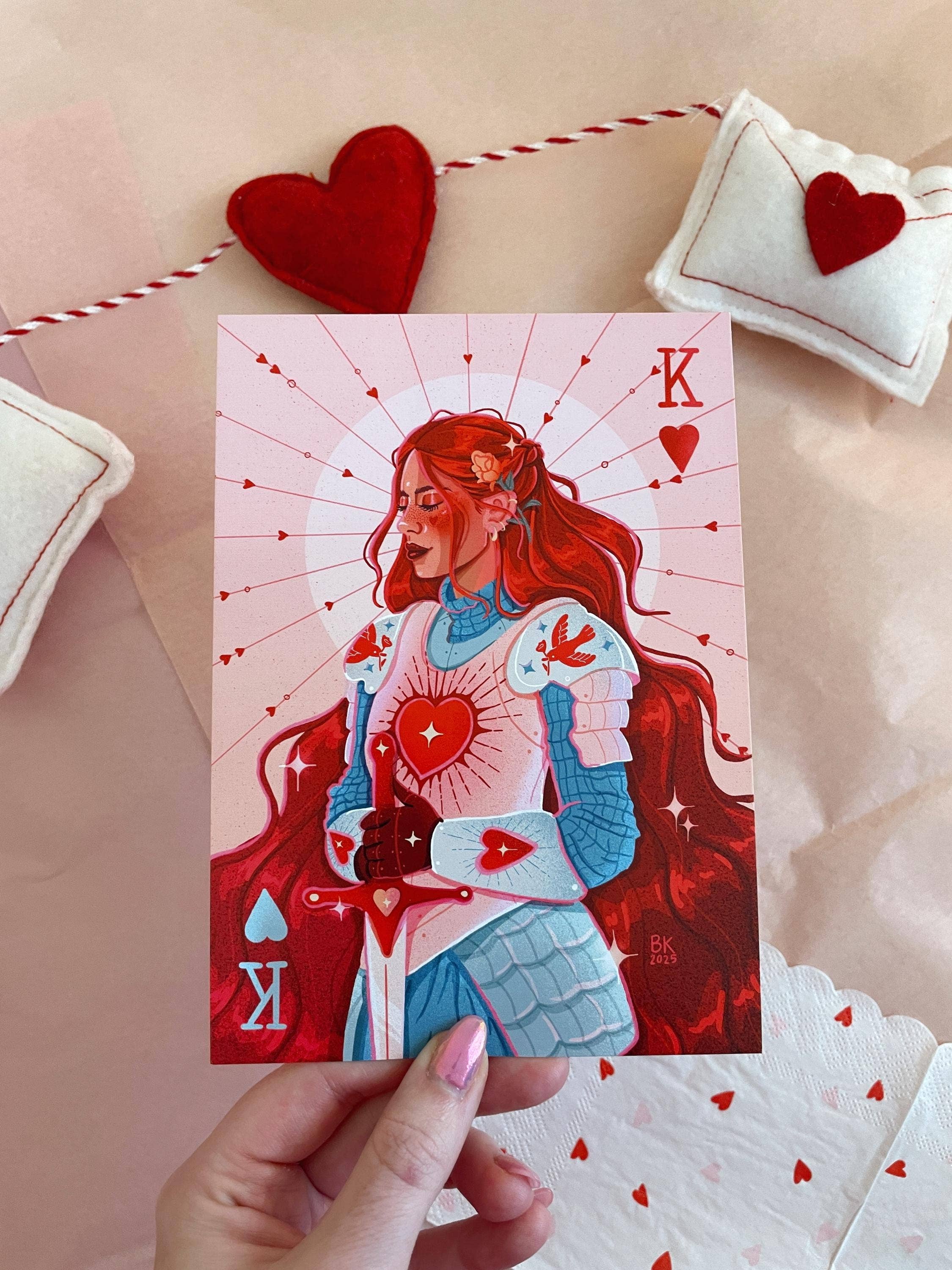 King of Hearts Print