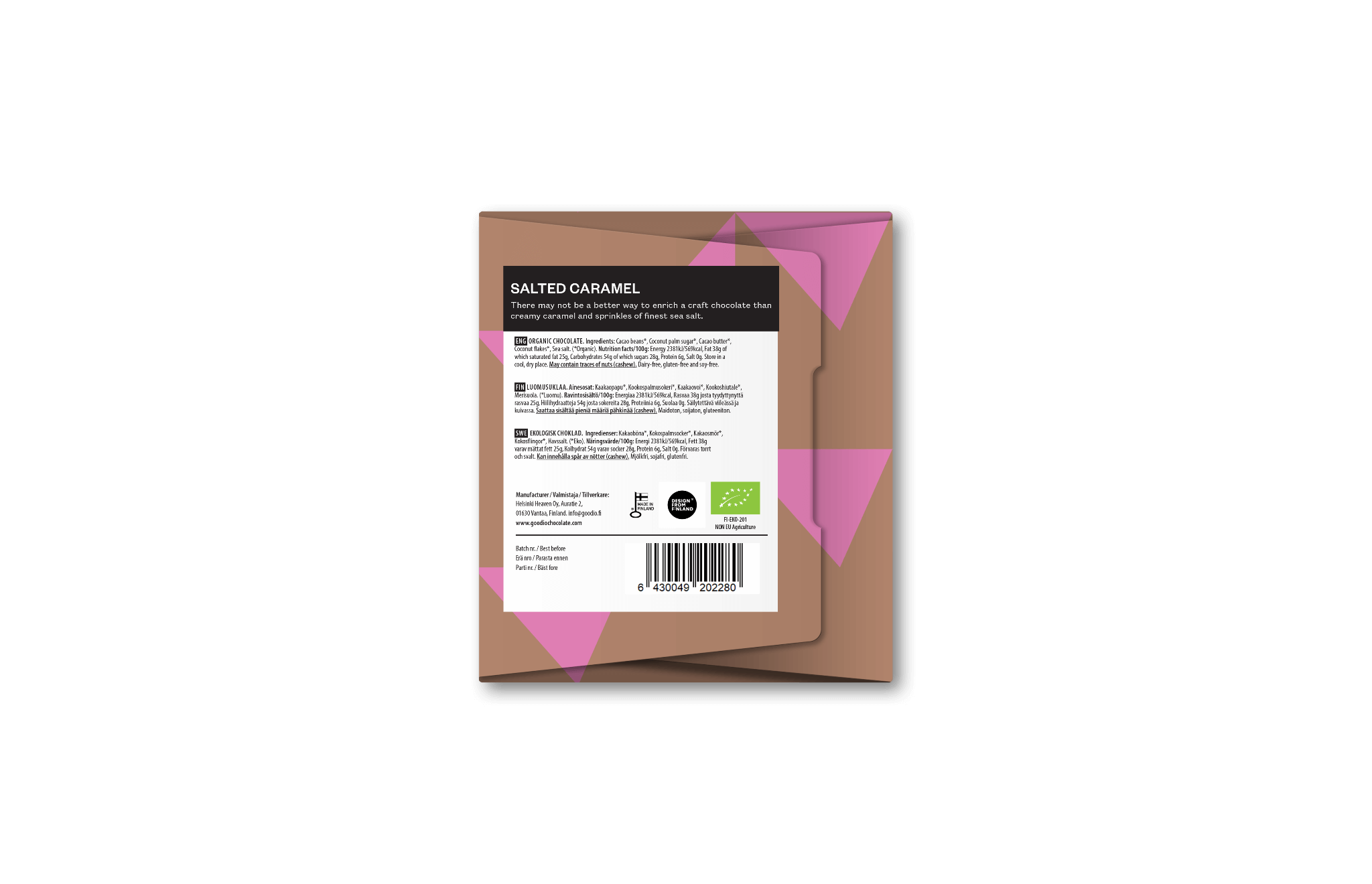 Goodio Chocolate - Salted Caramel Chocolate 49%