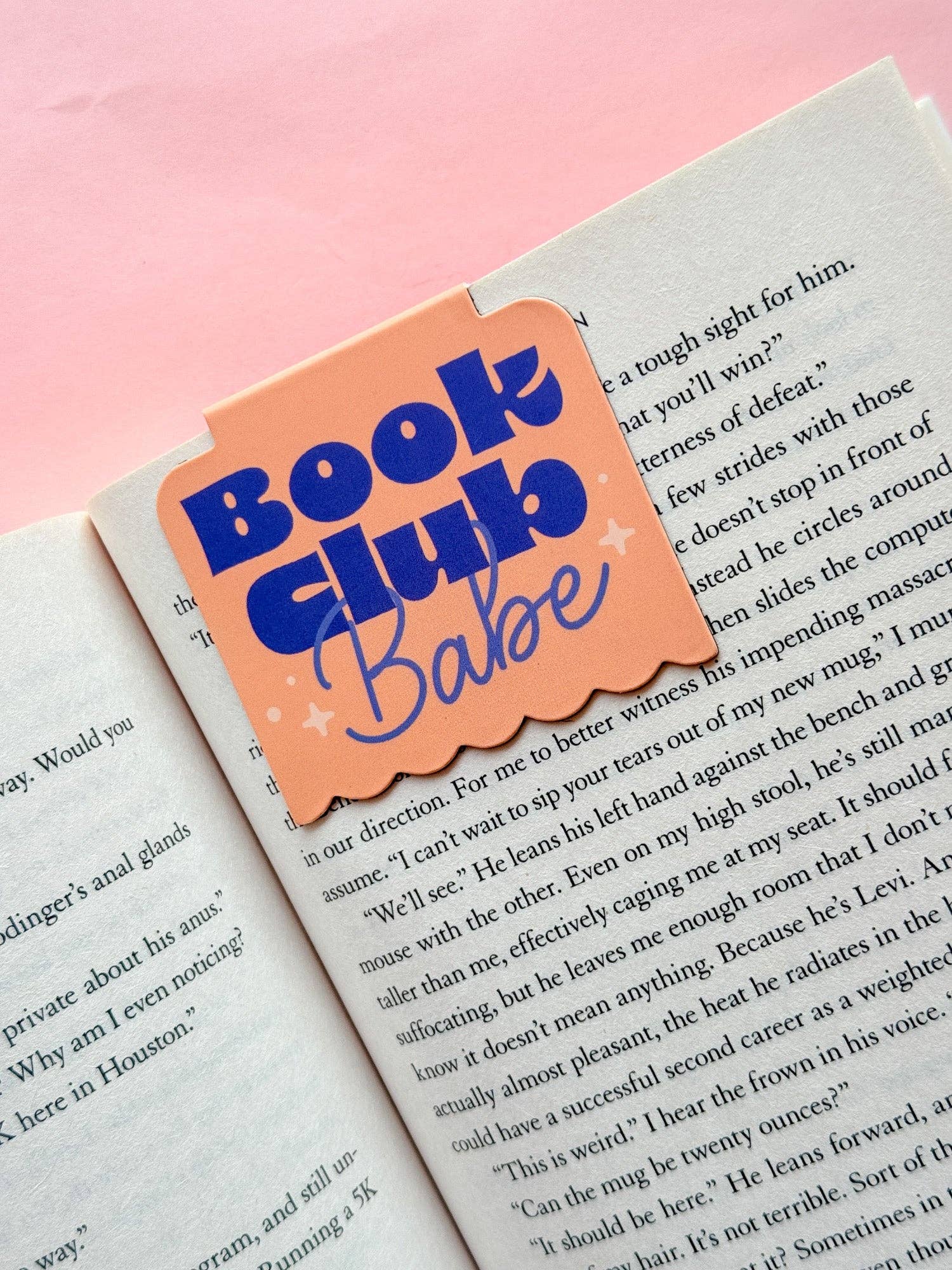 Yellow Book Club Babes Magnetic Bookmark