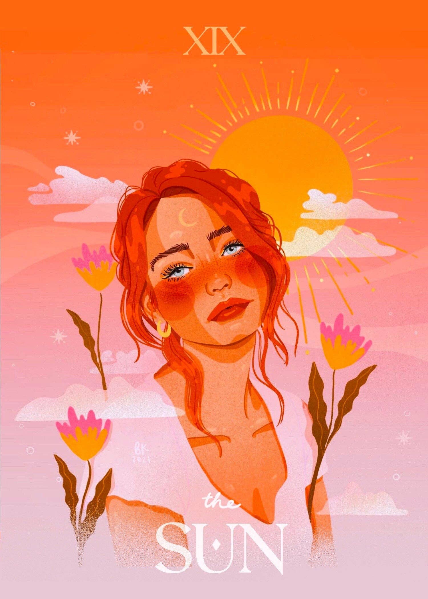 The Sun Mini Print