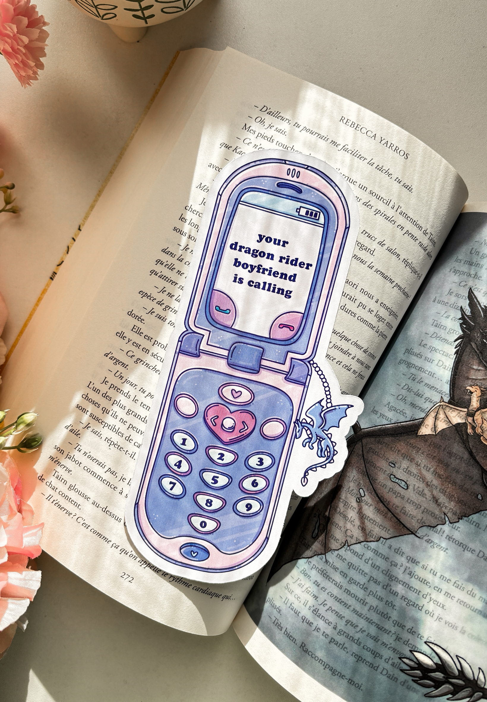 Fantasy bookmark, bookish merch, gift for book lover