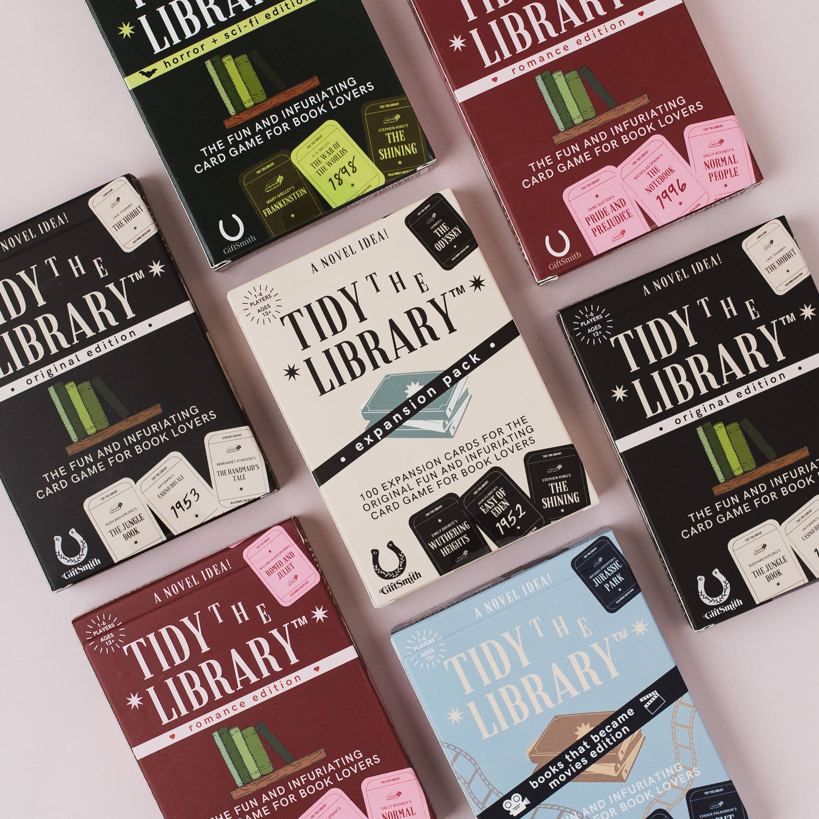 TIDY THE LIBRARY: The Romance Edition - Bookish Card Game