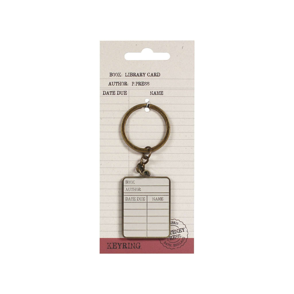 Metal Keyring Pulteney Press Library card