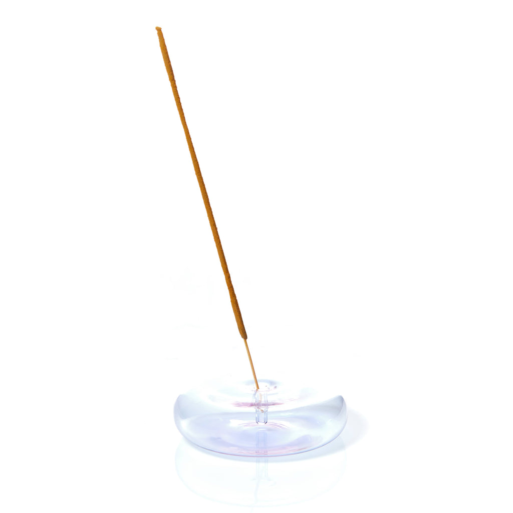 MÆGEN - Hand Blown Glass Incense Holder Lavender