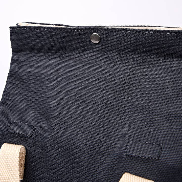 Hampstead Lunch Bag in Smoke Cotton Canvas