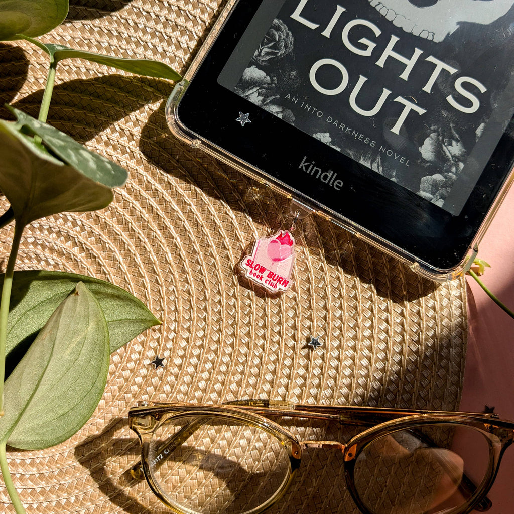 'Slow Burn Book Club' Kindle Charm