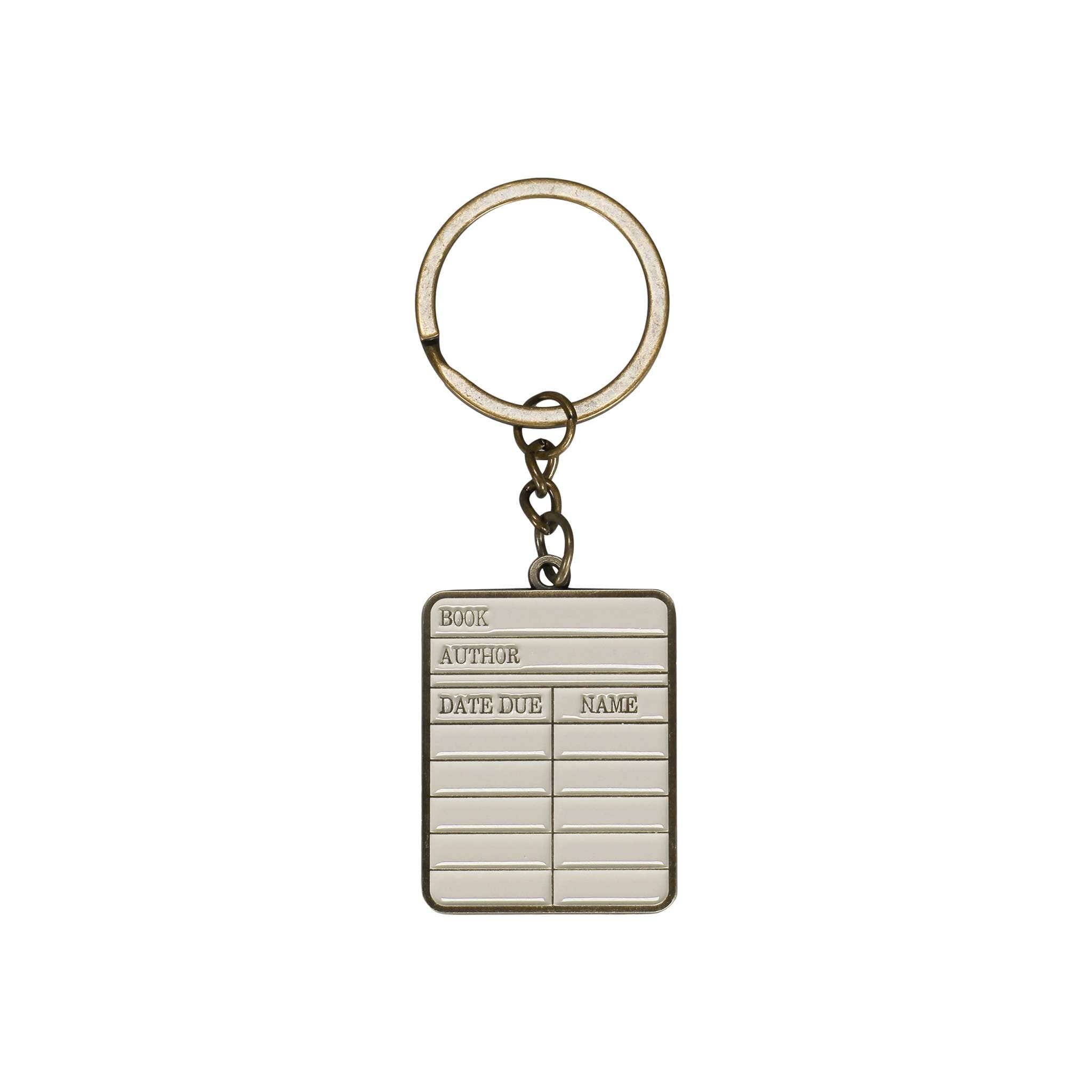 Metal Keyring Pulteney Press Library card
