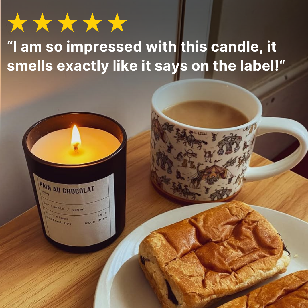 Pain Au Chocolat Candle | Birthday Gift | Bakery Scent