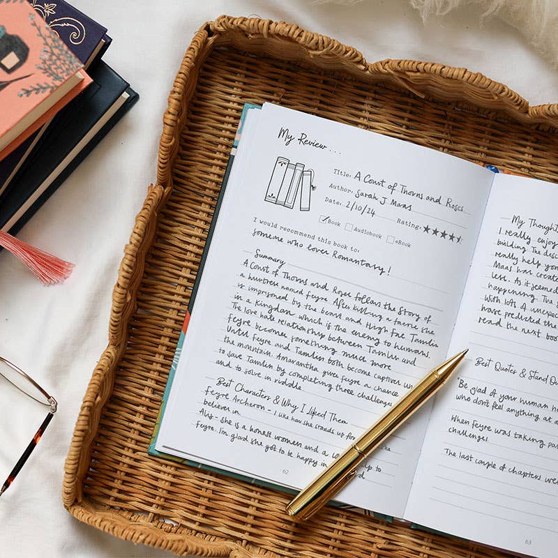 The Reading Journal | Book Tracker | Gift for Book Lovers