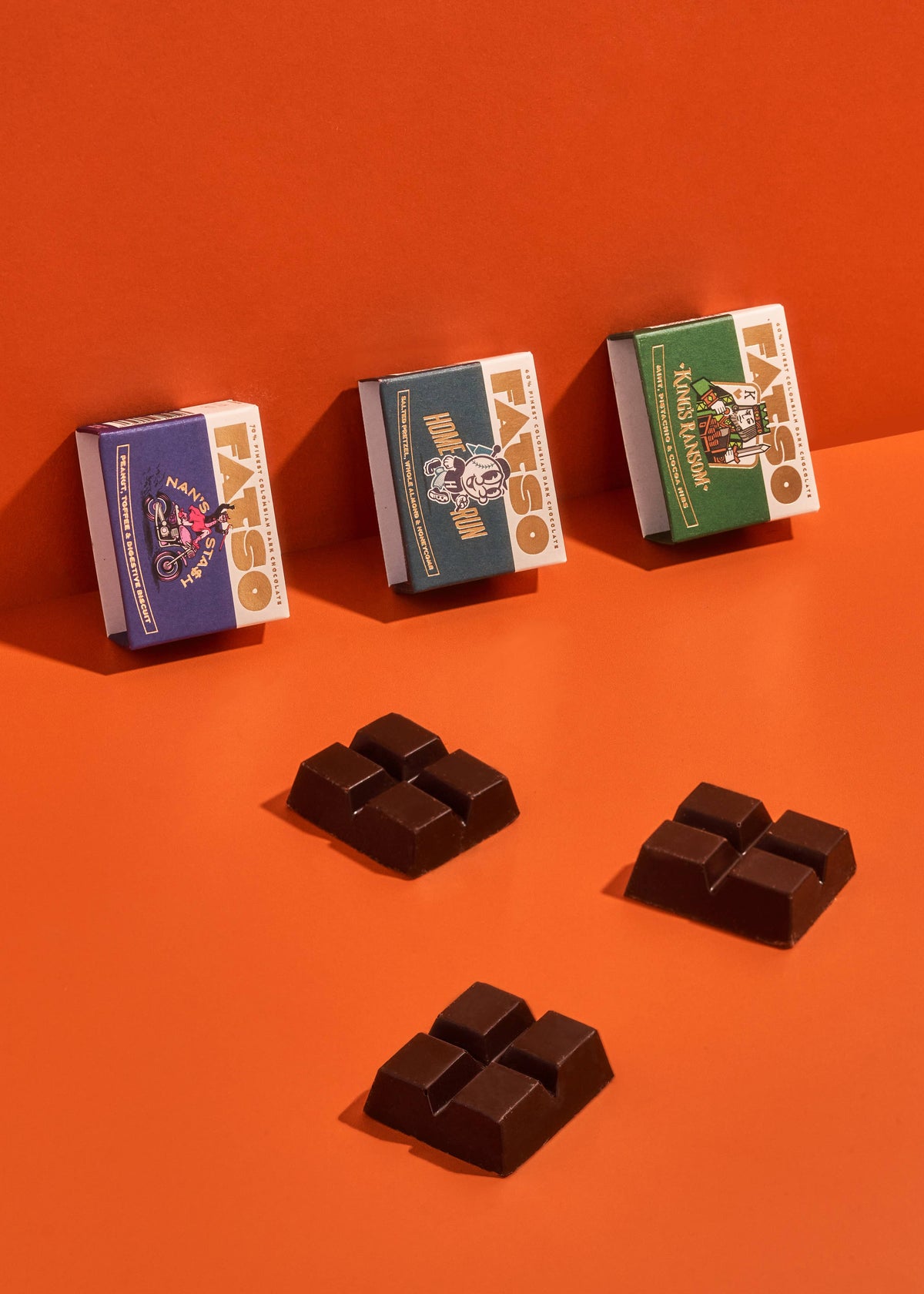 KING'S RANSOM 40g - 60 % Dark chocolate vegan chunky bar
