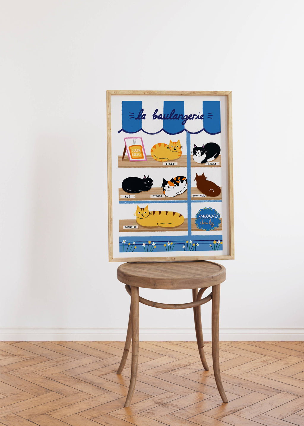 Nat Ellis Illustrations - La Boulangerie A4 Heavyweight Art Print