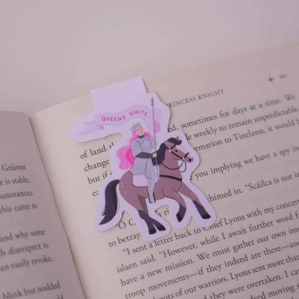 Hopscotch Paper Co. - Fantasy Queen Magnetic Bookmark