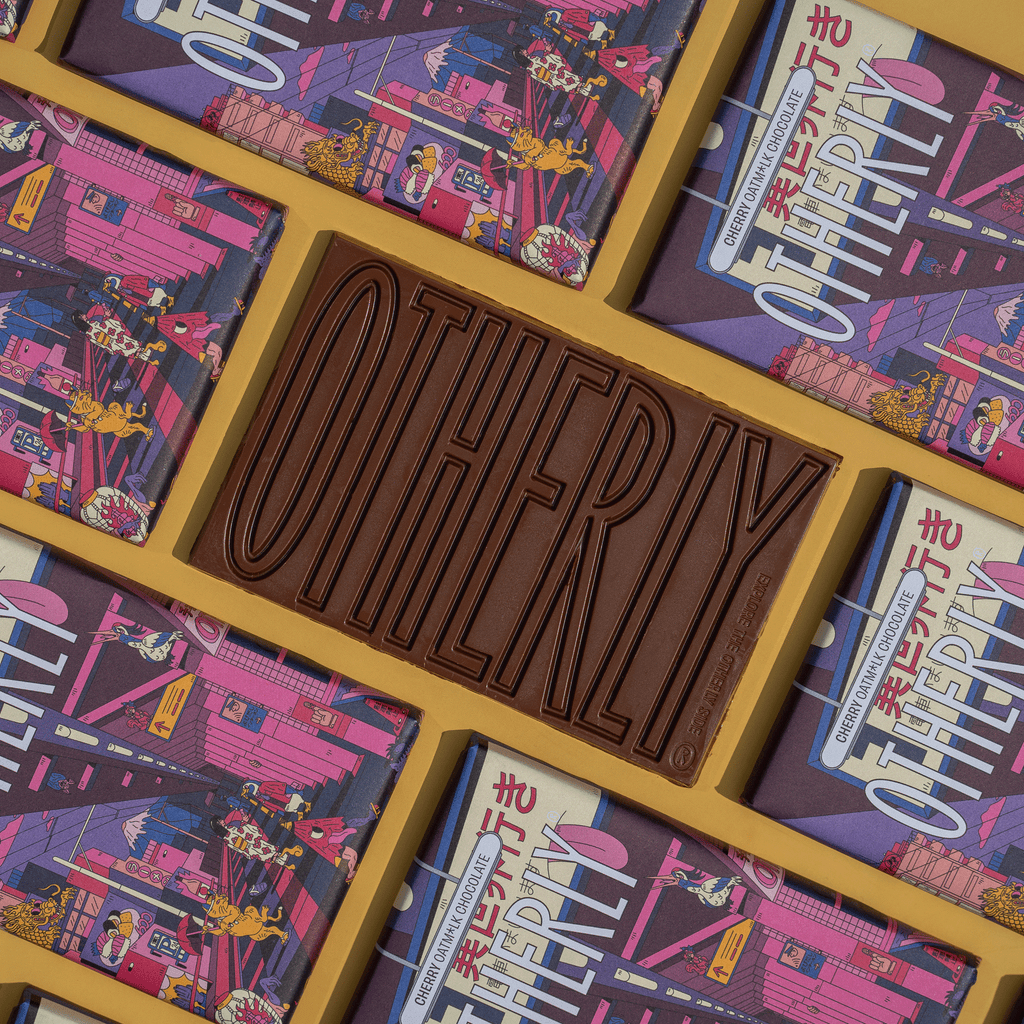 Otherly - Cherry Cake Oatm*lk Chocolate Bar - 120g - Vegan