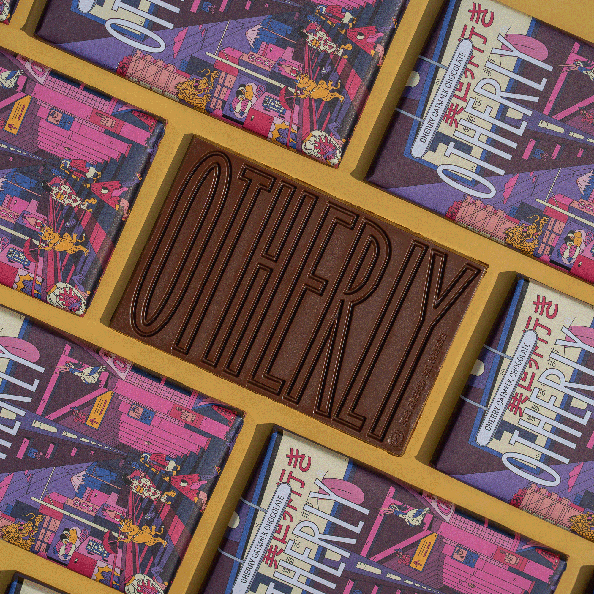 Otherly - Cherry Cake Oatm*lk Chocolate Bar - 120g - Vegan