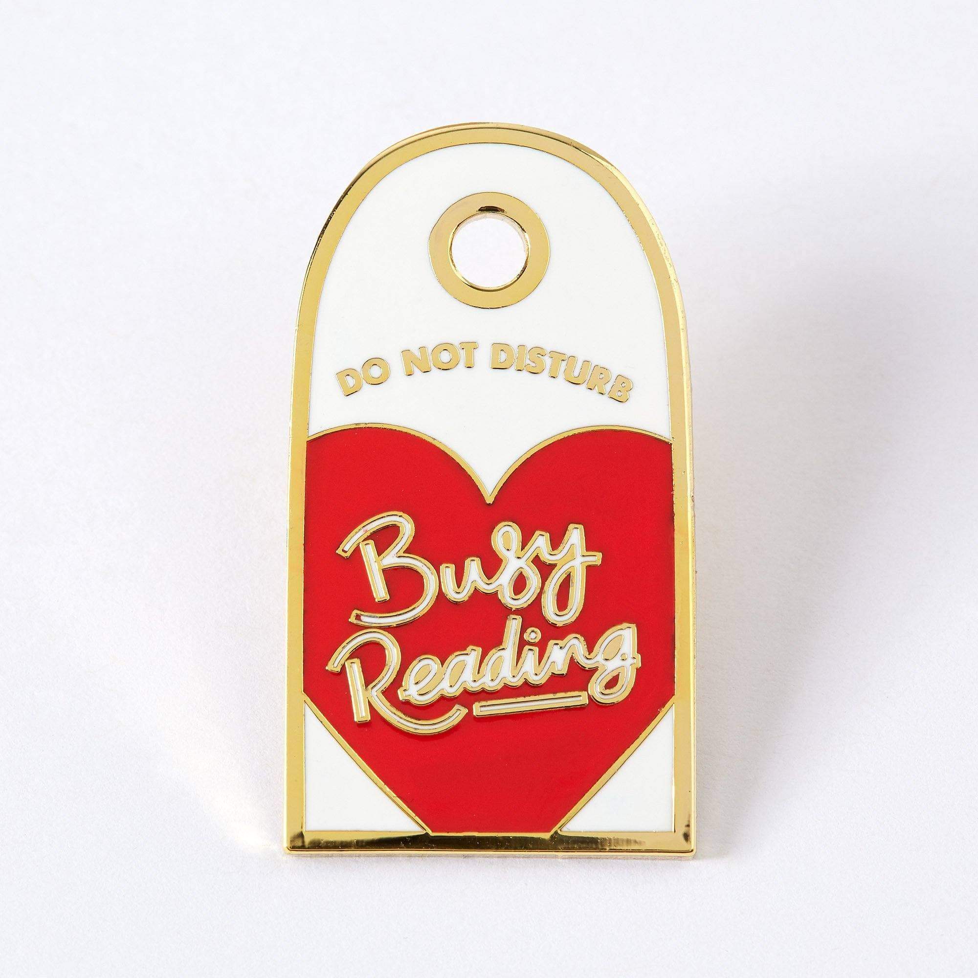 Do Not Disturb Busy Reading Enamel Pin