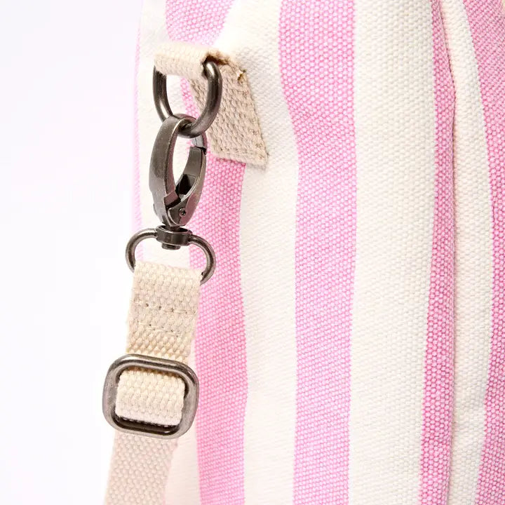 Hampstead Lunch Bag in Sherbet Stripe Cotton Canvas