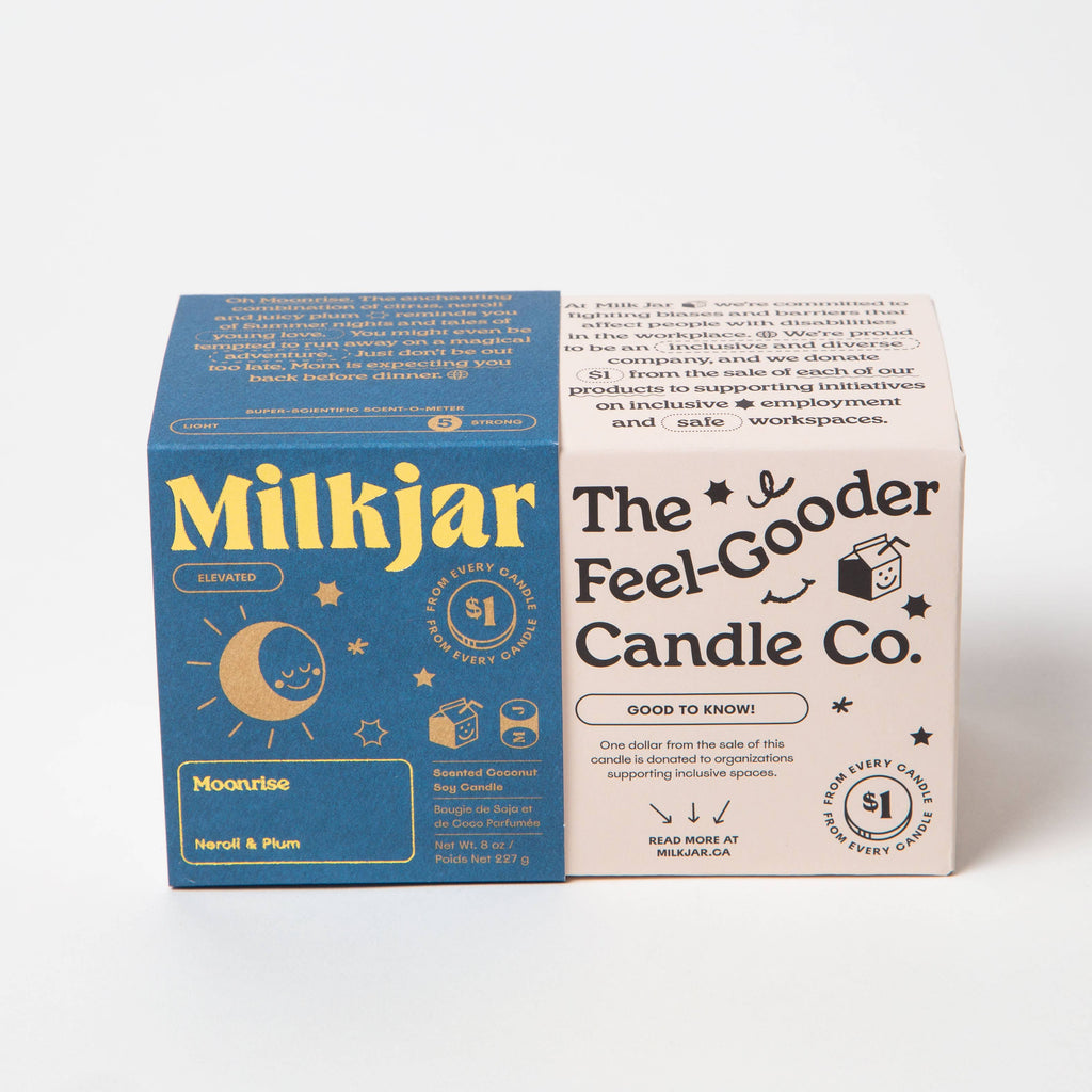 Milk Jar Candle Company - Neroli & Plum Soy Candle