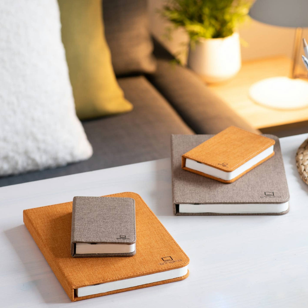 Gingko Linen Fabric Smart Book Light