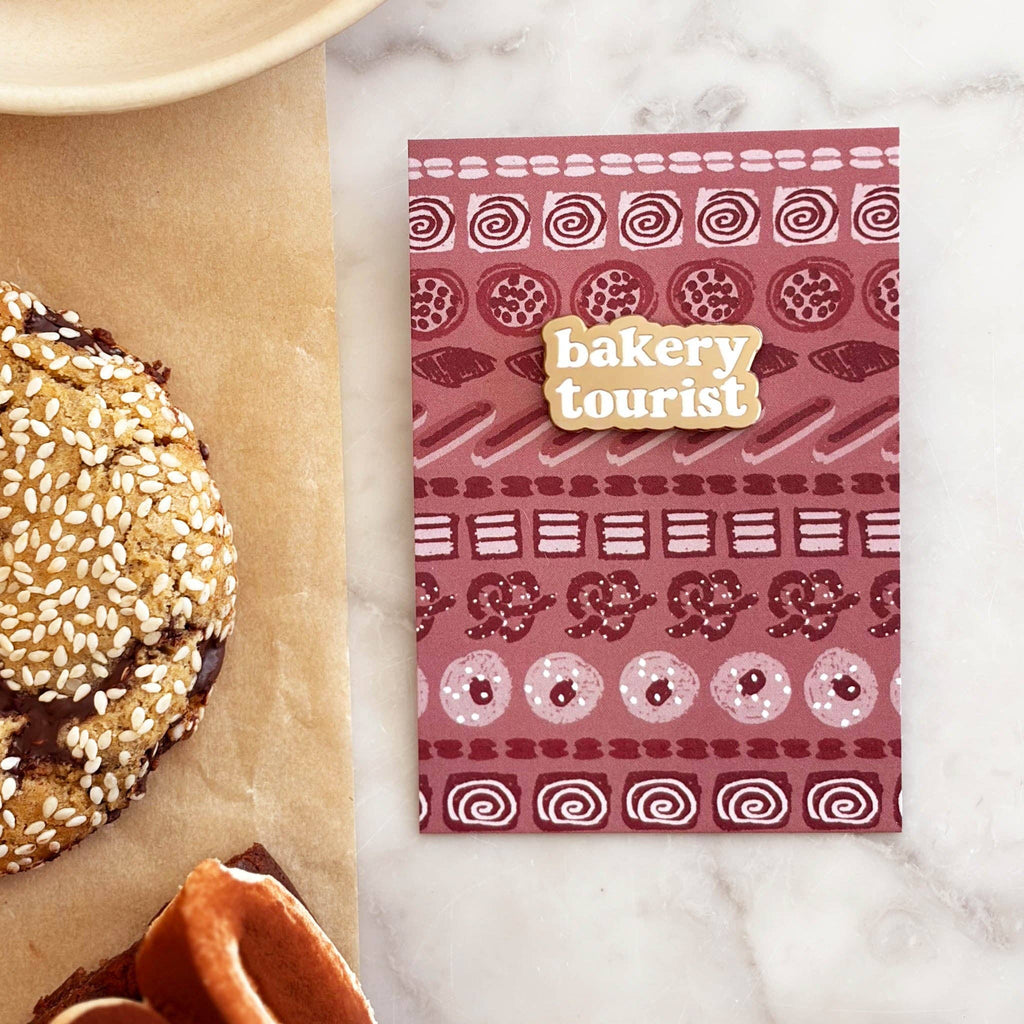 Alphabet Bags - Bakery Tourist Enamel Pin