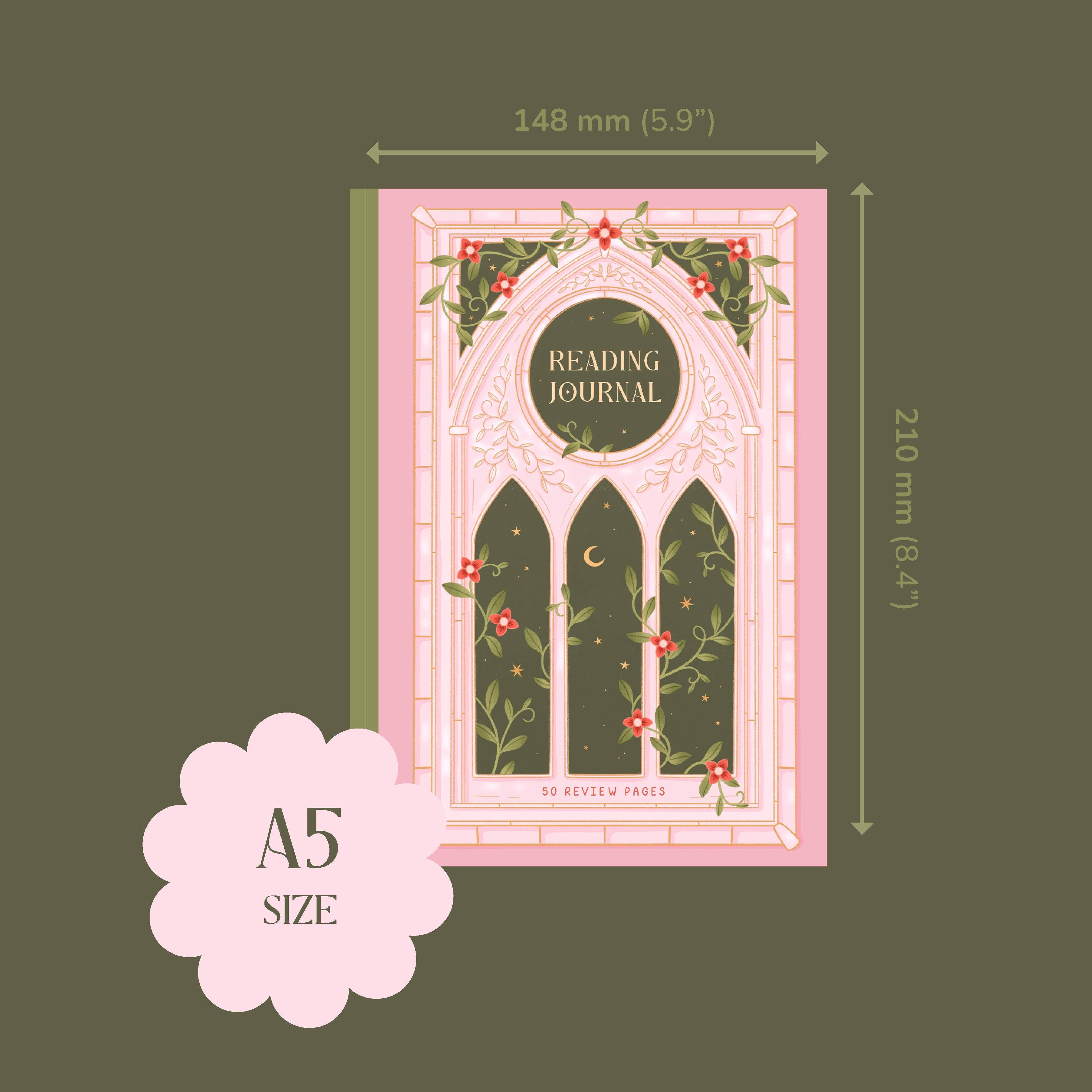 Hopscotch Paper Co. - 50 Page Romantasy Reading Journal