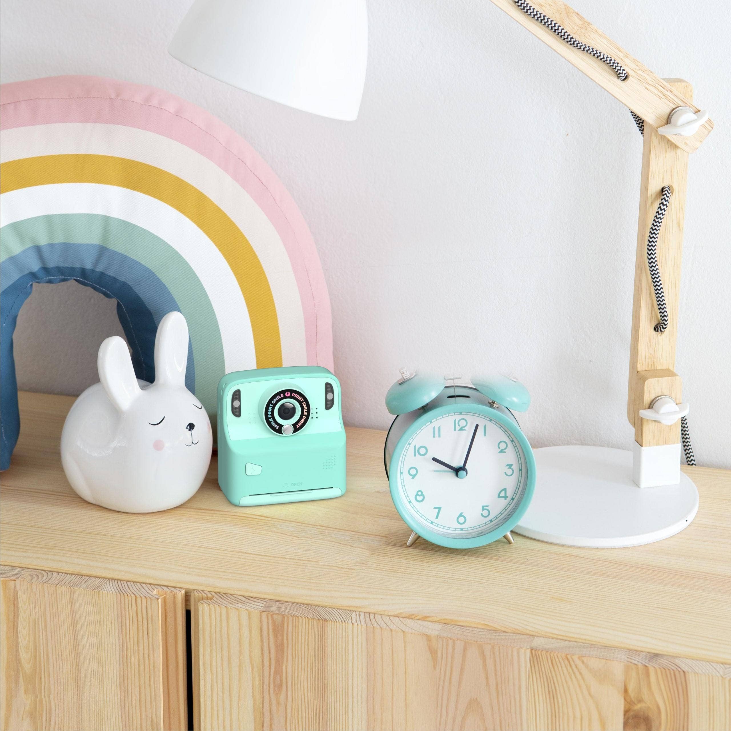 PixiPrint Turquoise – Camera for kids Click & Print