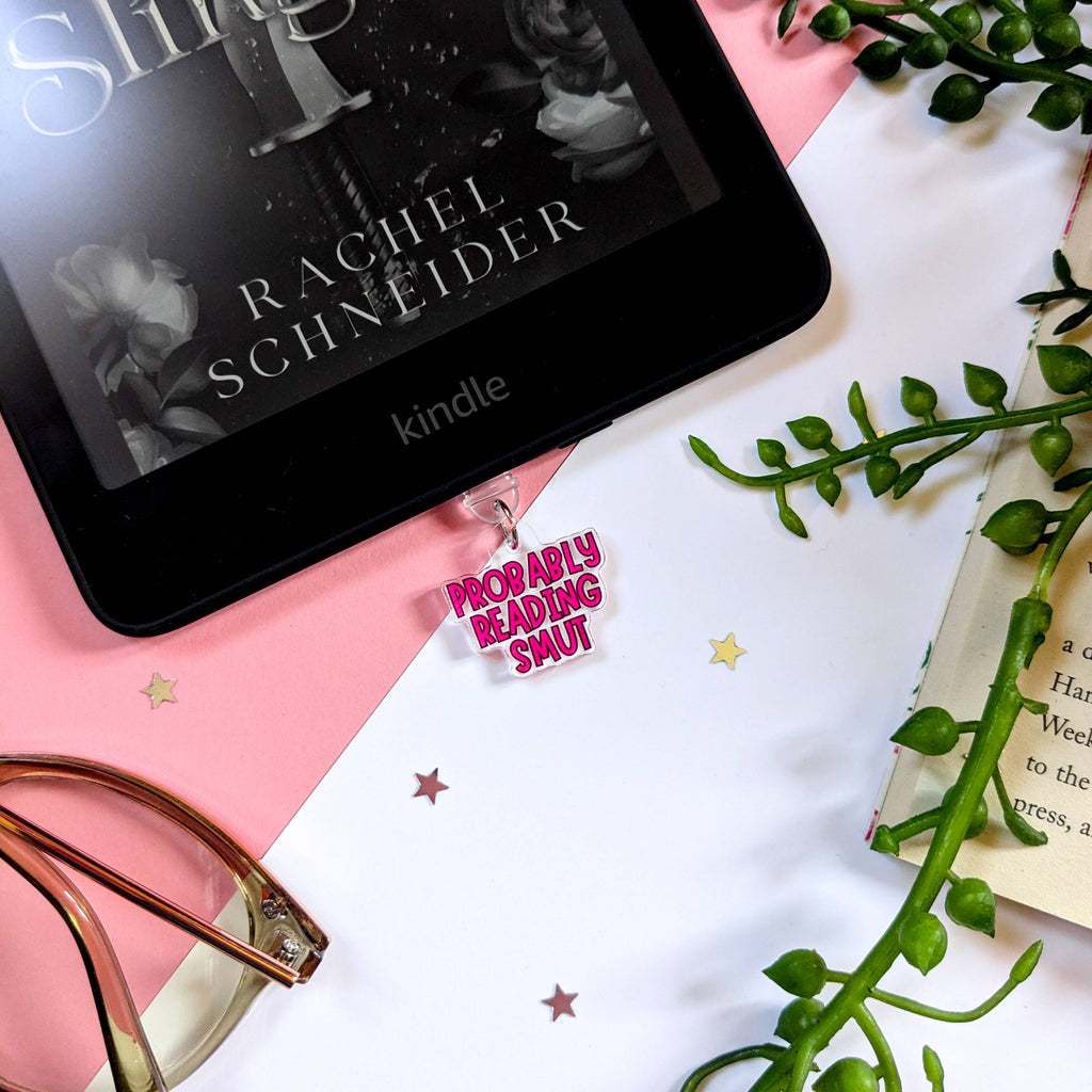 'Probably Reading Smut' Kindle Charm