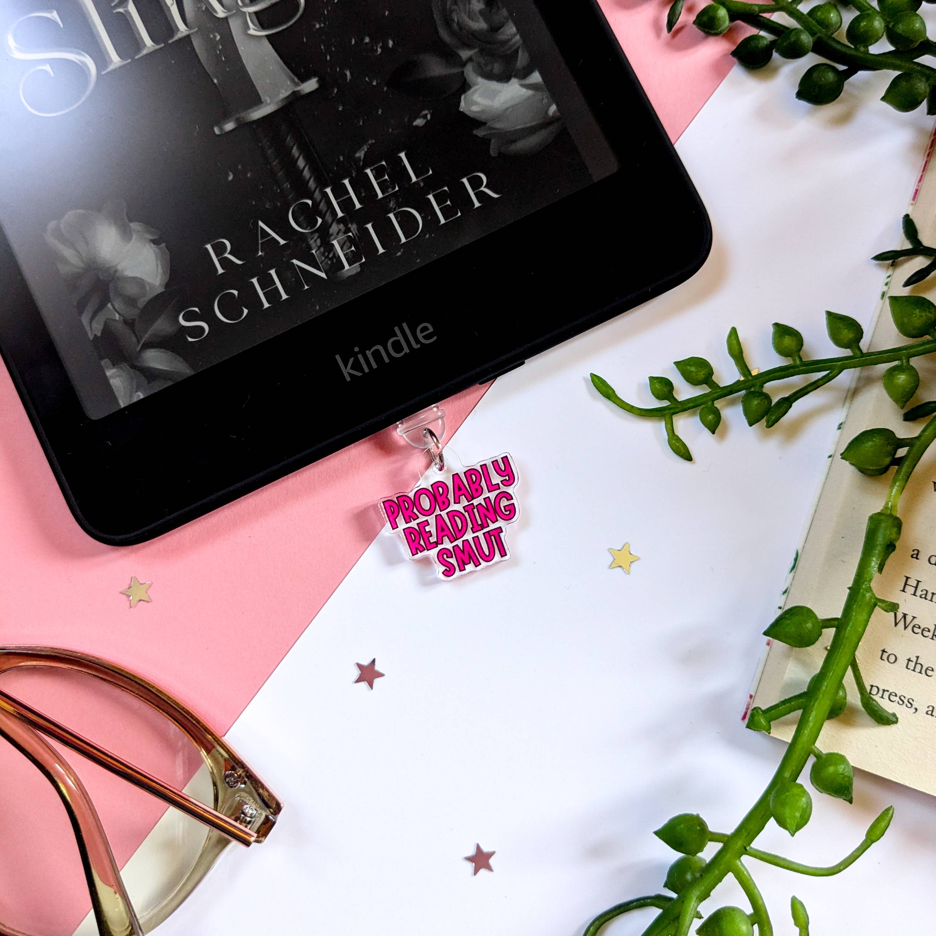 'Probably Reading Smut' Kindle Charm