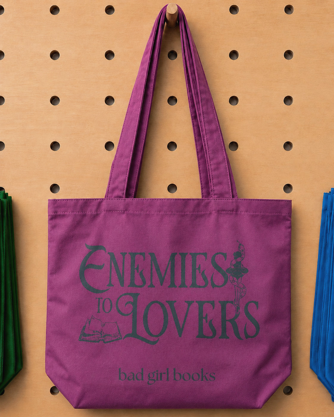 Enemies to lovers tote bag